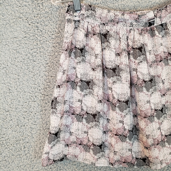 Reiss Jonah Pink Circle Abstract light Breathable Casual Comfort Mini Skirt sz 4 - Picture 9 of 14